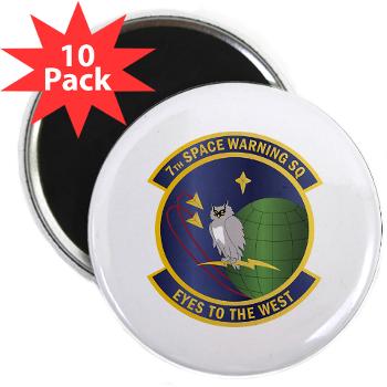 7SWS - M01 - 01 - 7th Space Warning Squadron - 2.25" Magnet (10 pack)